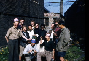 Workcamp in Bethnal Green Workcamp, London 1956